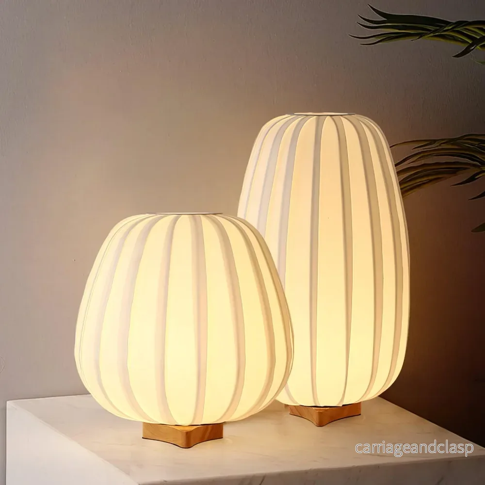 Minimalistisk Bordslampa med Bambubas | Veska - Bild 2