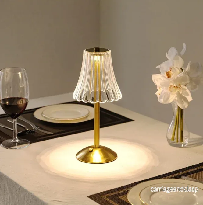 Uppladdningsbar USB LED Bordslampa i Retrodesign | Veska - Bild 2