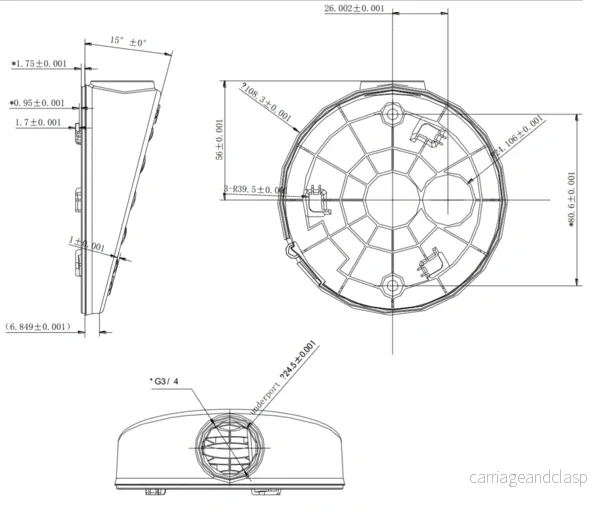 Hikvision DS-1281ZJ-DM27 tiltmonterad - Bild 2
