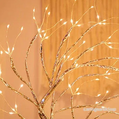 LED Bordslampa med Färgglada Trädljus | Veska - Bild 3