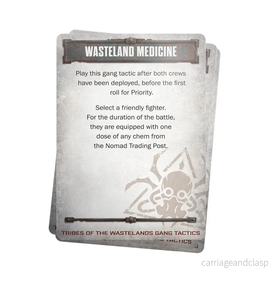 Necromunda: Tribes of the Wastelands Gang Tactics Cards - Bild 2
