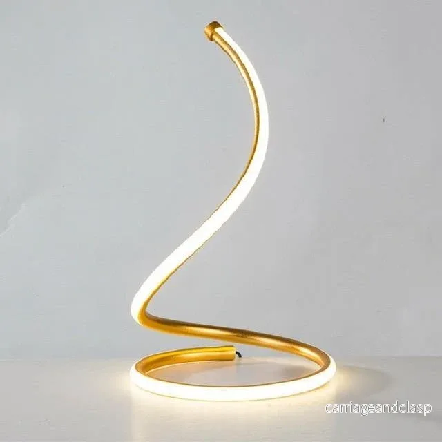 Nordisk Spiral LED Bordslampor | Veska Nordisk Spiral LED Bordslampor | Veska