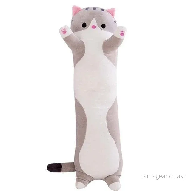 Söt katt mjuk lång katt kuddplush | Veska Söt katt mjuk lång katt kuddplush | Veska