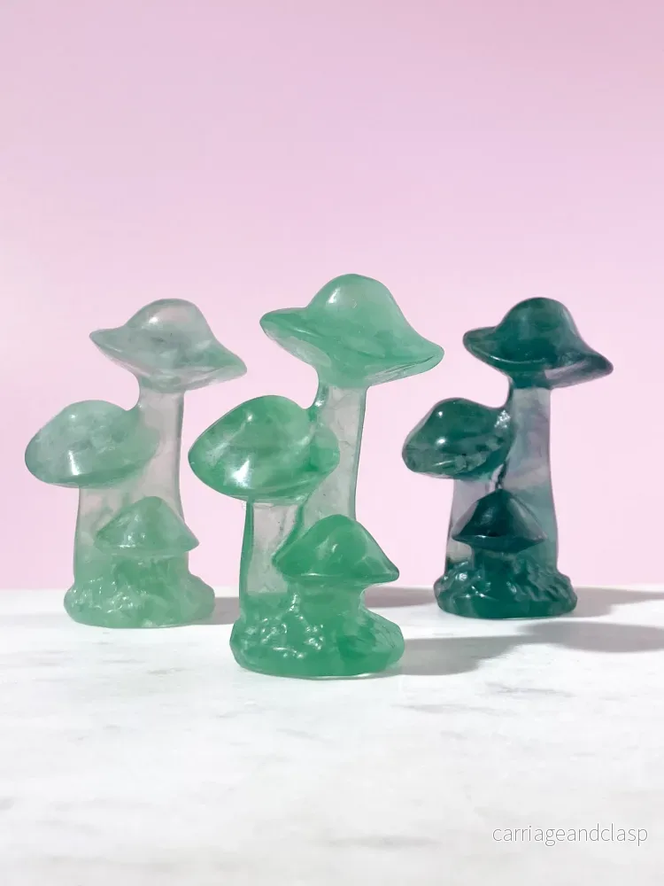 Grön Fluorit Svamp