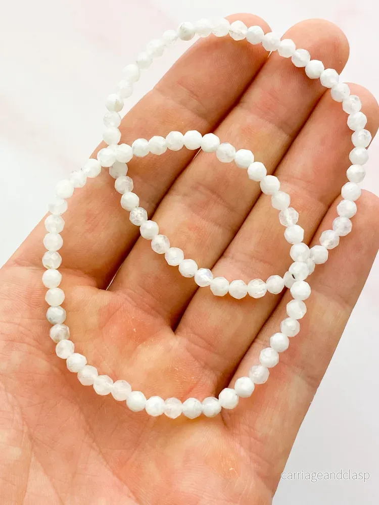 Rainbow Moonstone Armband (FACET) - Bild 2