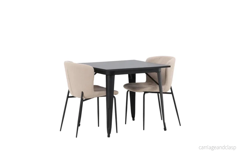 Tempe & Modesto Matgrupp Svart/Beige - Bild 2