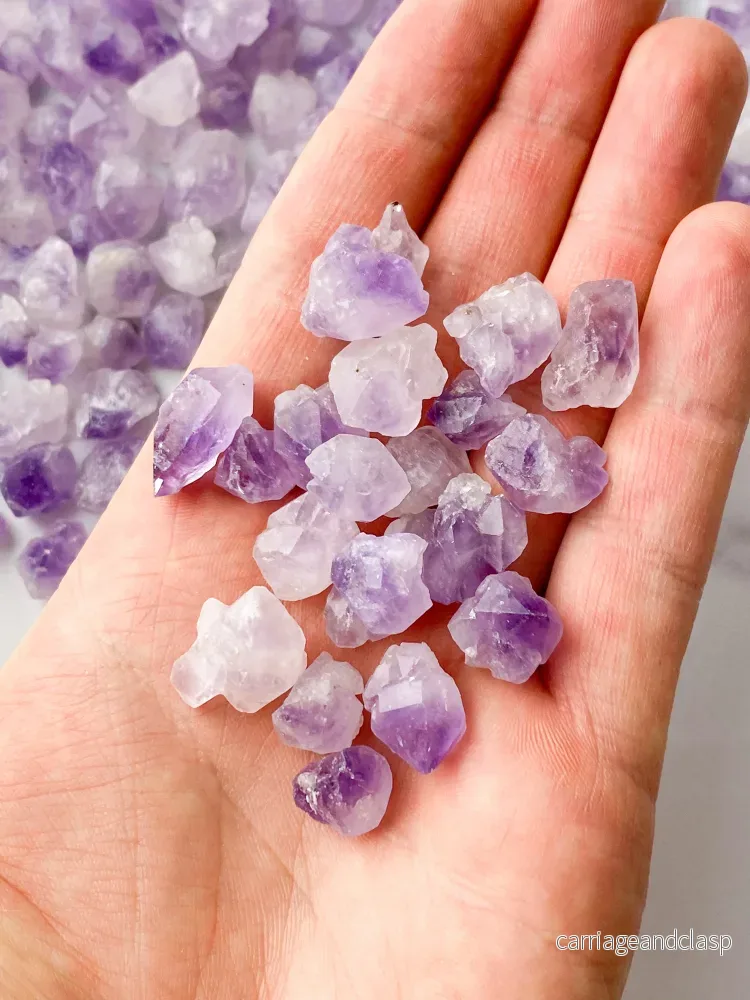 250g Amethyst Mini Spikes - Bild 2