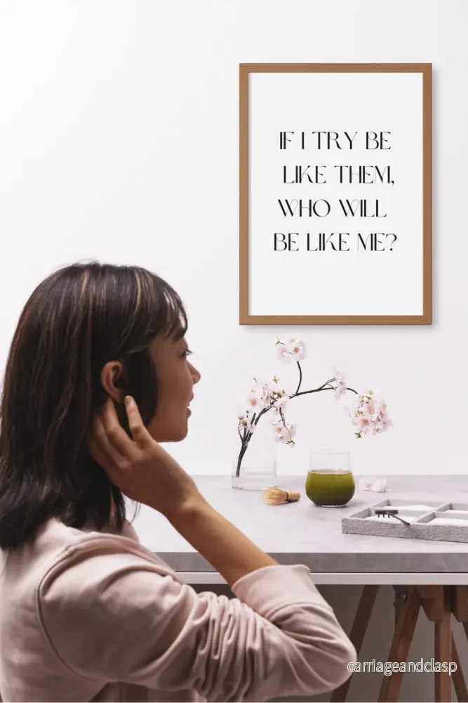Poster - If I try to be like them - Bild 2