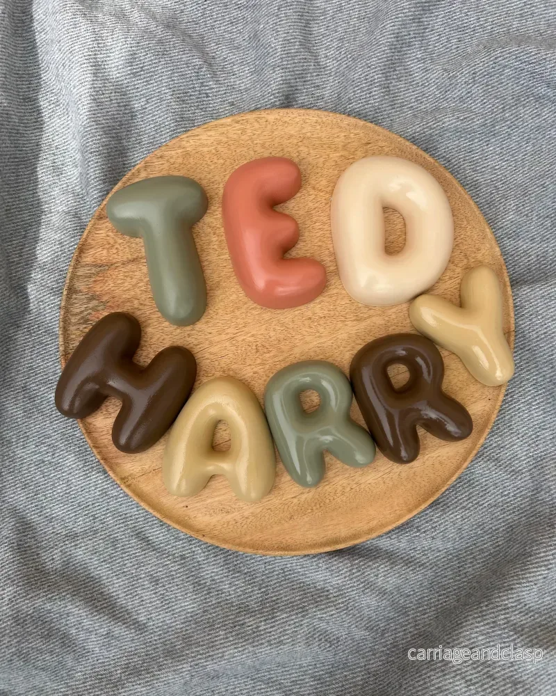 Bubble letters (10 cm)