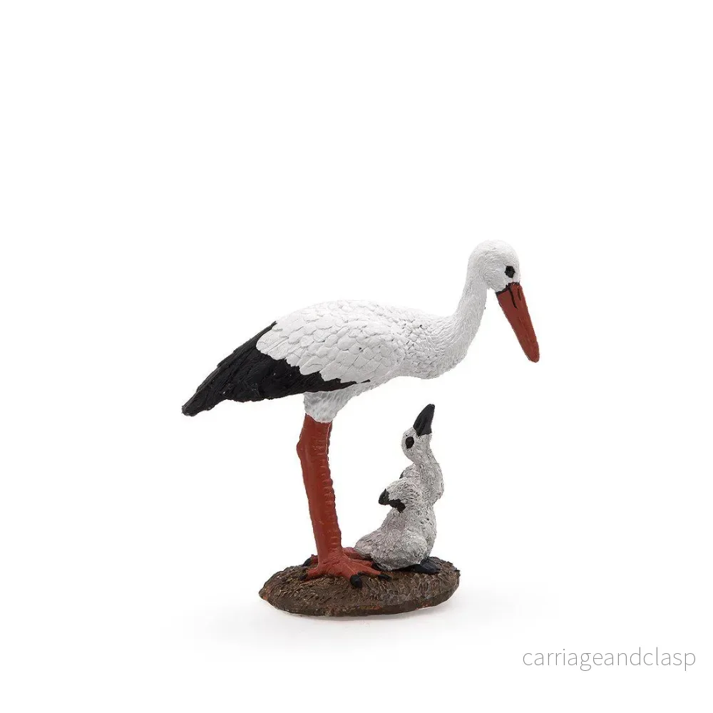 Papo - Stork med storkunge - Bild 2