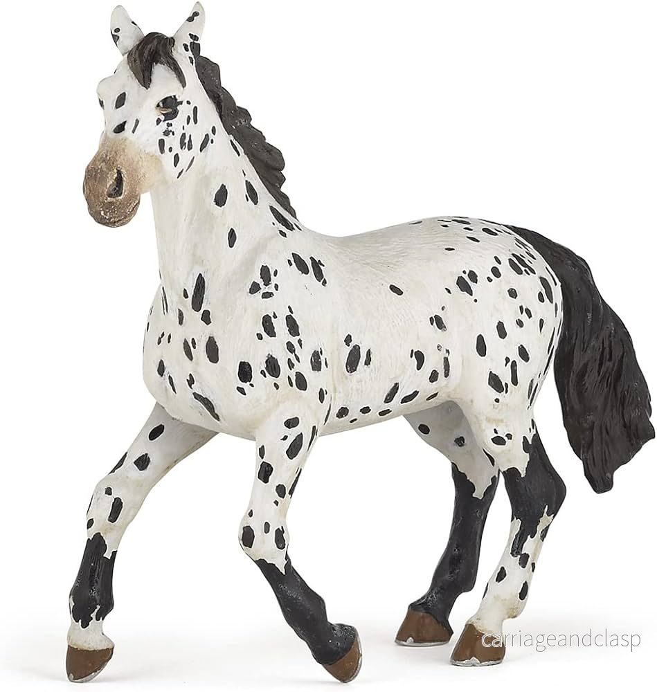 Papo - Appaloosa svart sto
