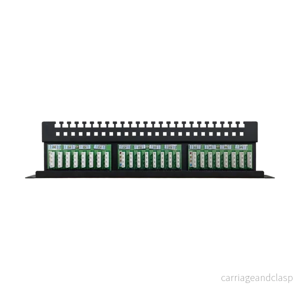 Pulsar RP-U24V6, Patchpanel 1HE 24 portar UTP Cat5/6 - Bild 2