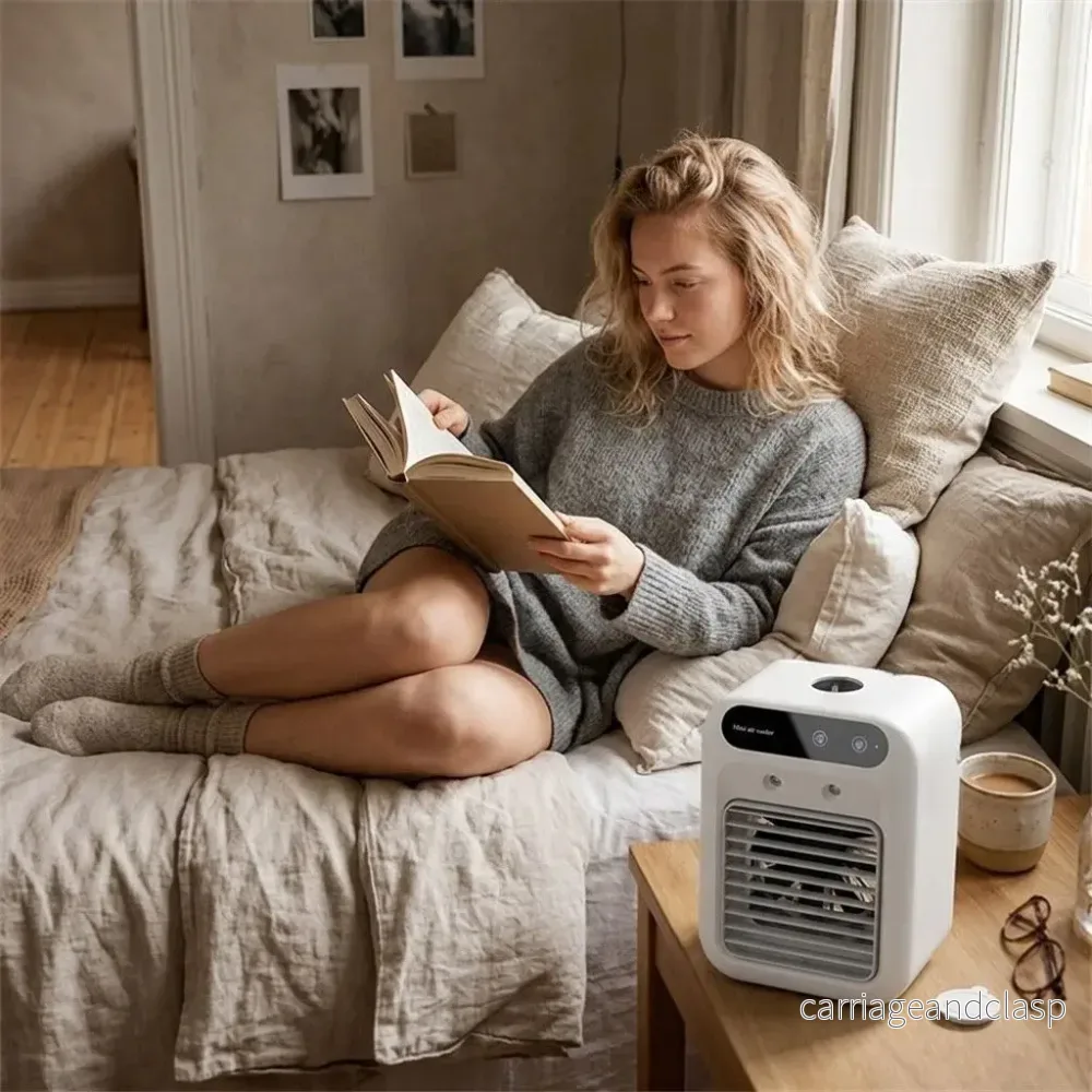 Mini Air Cooler™ – Portabel luftkylare med vattenkylning för hem, kontor & bil