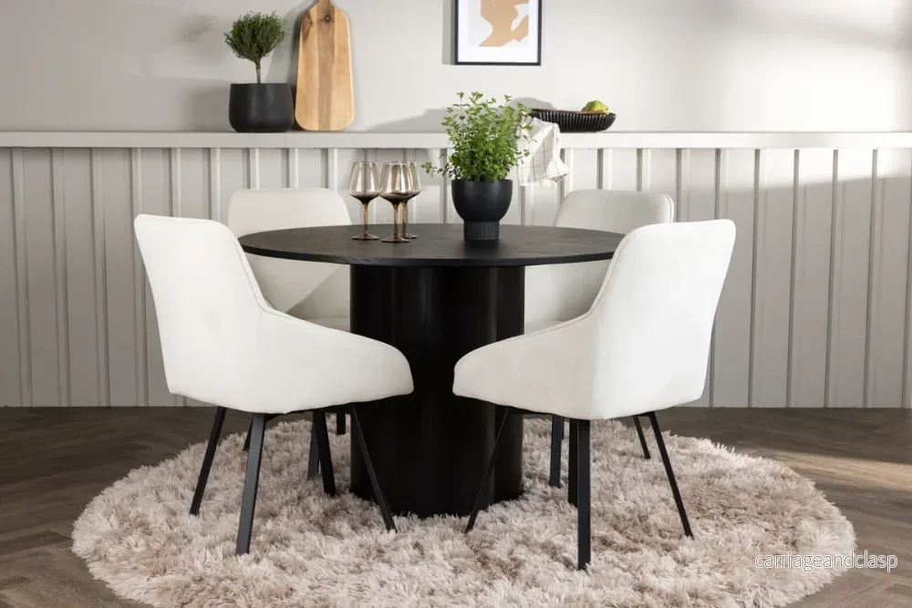 Olivia & Rosie Matgrupp Svart/Beige Olivia & Rosie Matgrupp Svart/Beige