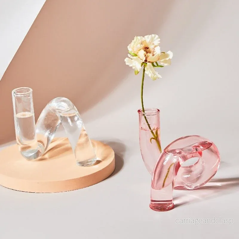 Glas vas ljushållare | Veska - Bild 3
