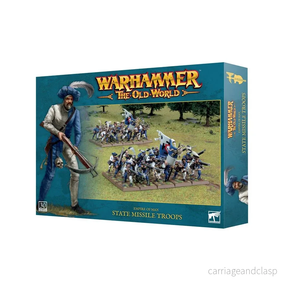 Warhammer: The Old World - Empre of Man - State Missiles Troops