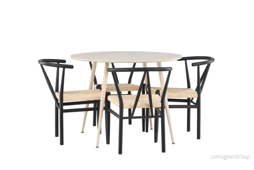 Alfons & Plaza Matgrupp Svart/Vitputsad - Bild 2