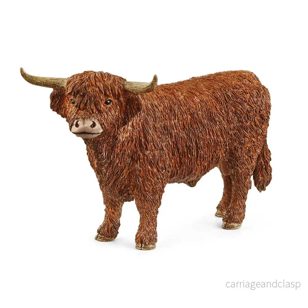 Schleich - Highland cattle tjur (Skotsk höglandstjur)