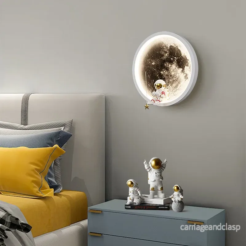 Astronaut På Månen Vägglampa | Veska - Bild 3