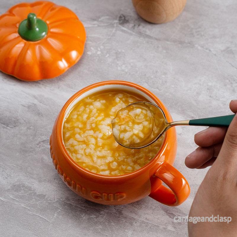 Kreativ Keramisk Pumpa Mugg Kopp | Veska - Bild 3