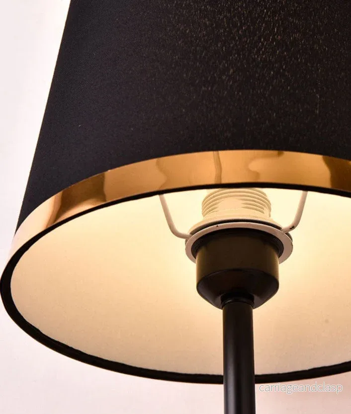 GiltGlow – Elegant Guld och Svart Retro Bordslampa | Veska - Bild 3