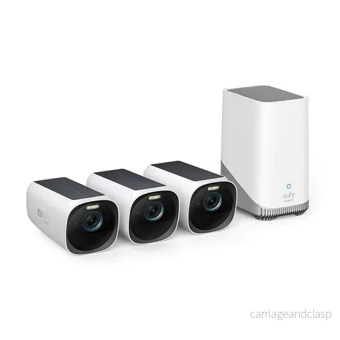 Eufy Eufycam 3-pack med 3 trådlösa 4K-kameror och Homebase 3