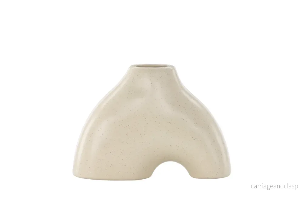 Kento Vas 15x21x8 Beige - Bild 2