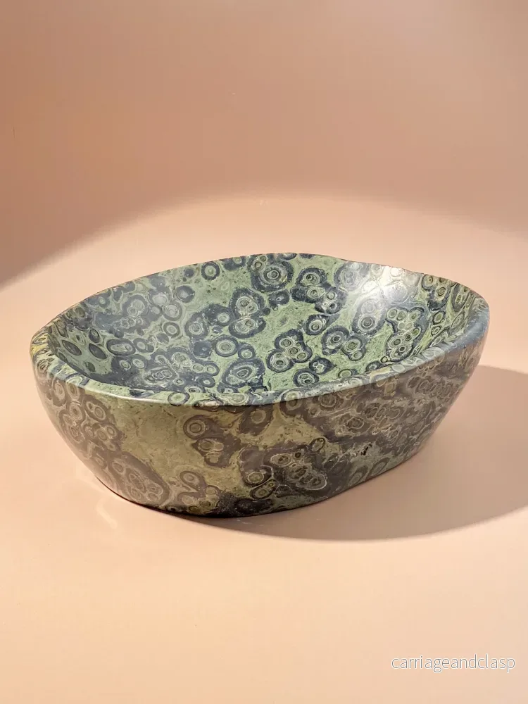 XL Kambaba Jasper Bowl (nr 1) XL Kambaba Jasper Bowl (nr 1)