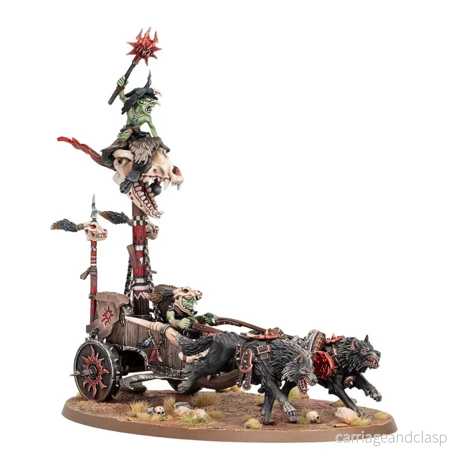 Warhammer: Age of Sigmar - Gloomspite Gitz - Snarlboss on War-Wheela - Bild 3