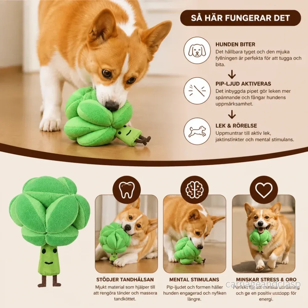 Sniffande Broccoli – Interaktiv Godisleksak - Bild 3