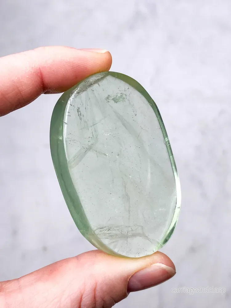 Grönt äpple Fluorit Palmsten (nr 15) (Exklusiv)