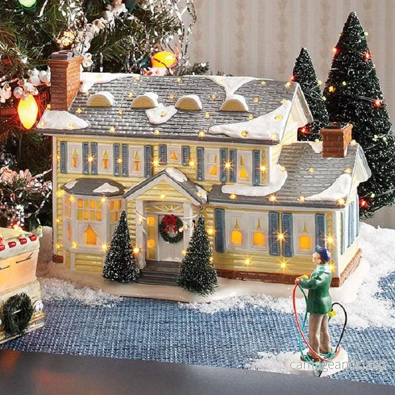 Miniatyr Julhus Skrivbordsdekoration | Veska - Bild 2