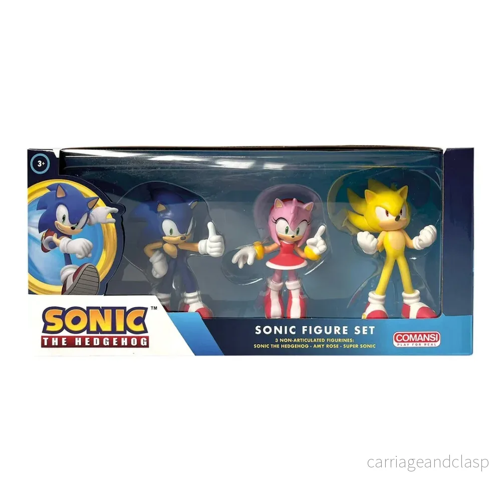 Sonic The Hedgehog - Super Sonic The Hedgehog 3 pack