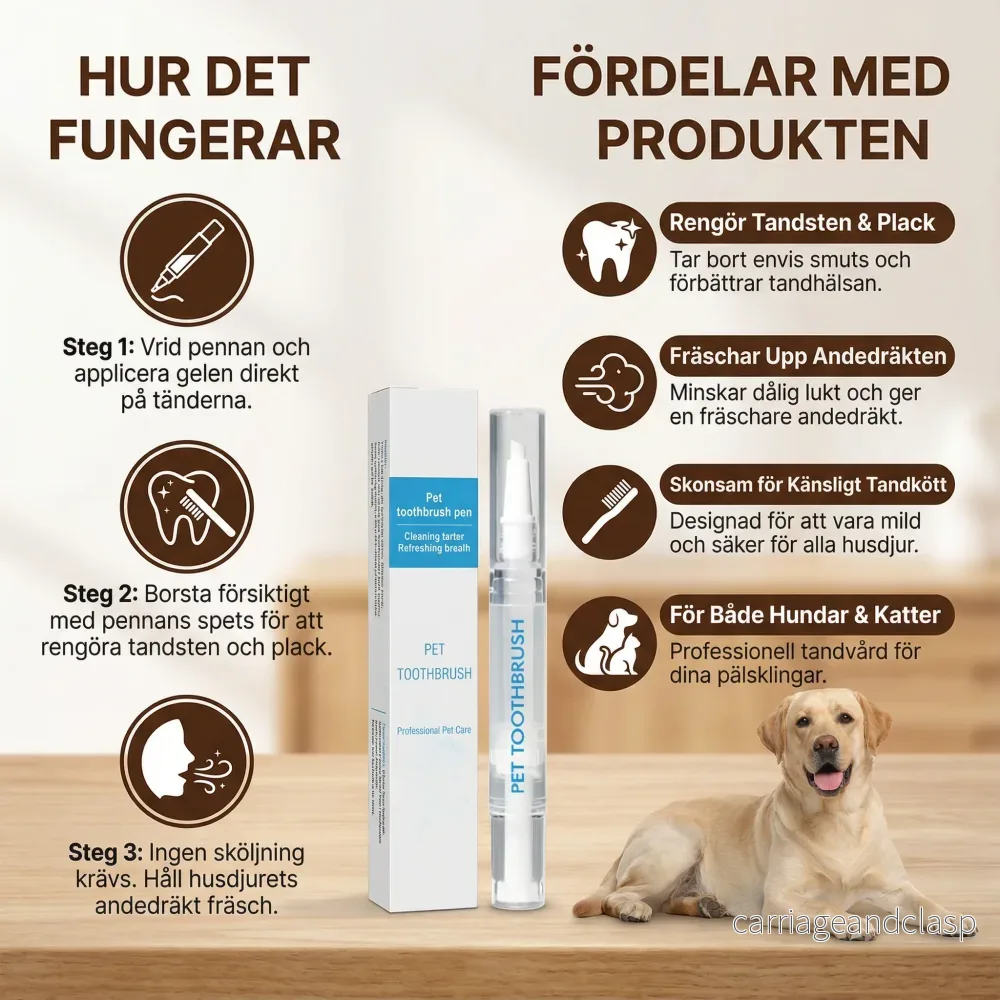 Tandvårdspenna för Husdjur - Bild 2