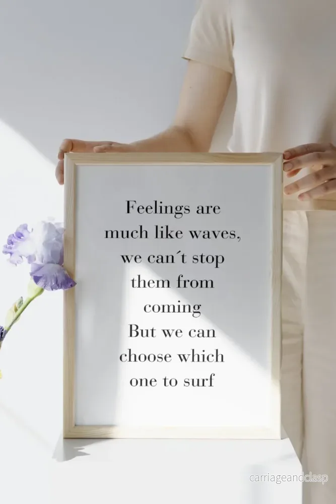 Poster - Feelings are like waves - Bild 2