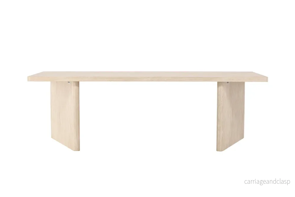 Skagen Rektangulära Matbord 240 x 100 Beige - Bild 3