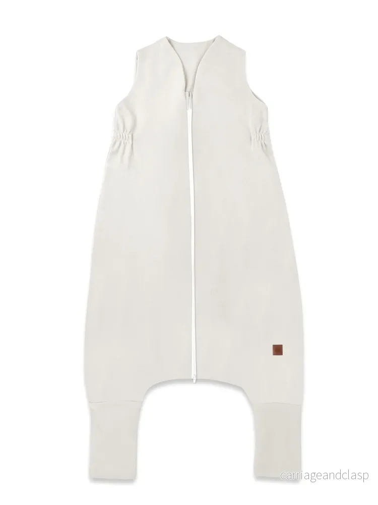 MimiNu Lätt Sovpåse med fötter, Beige - Bild 3