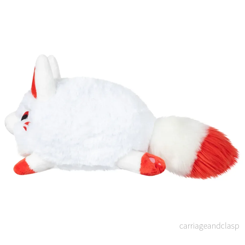 Mini Fluffig Kitsune Plushie - Söt Japansk Räv - Bild 2