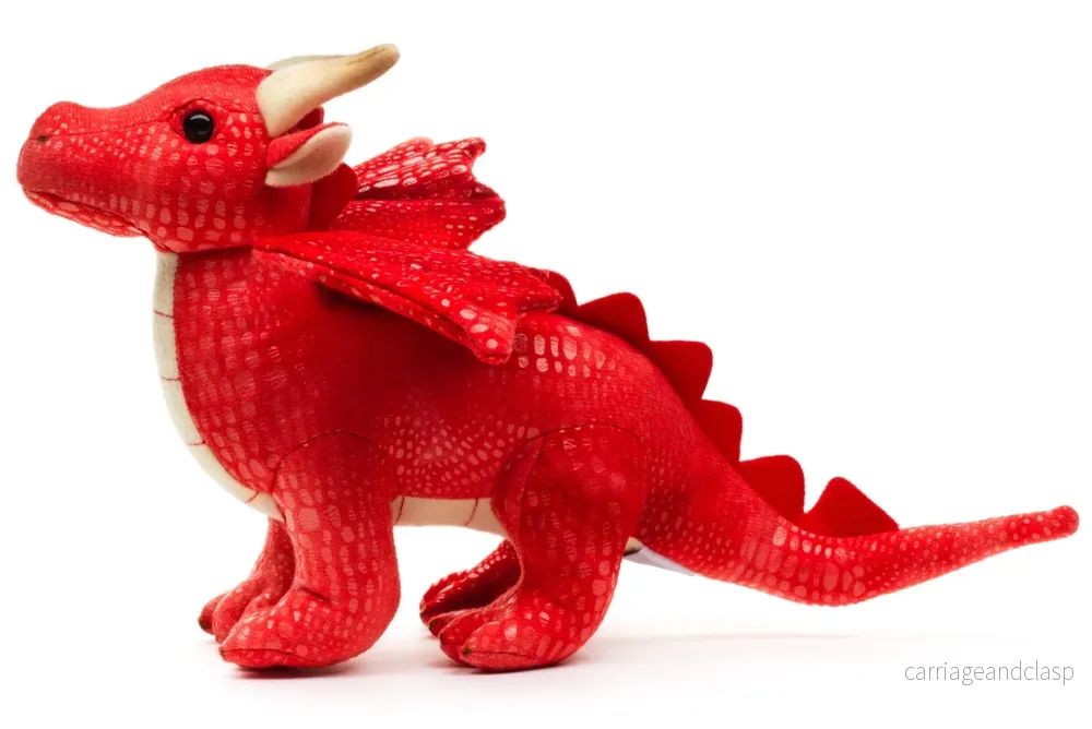 Uni Toys - Drake (Röd) Gosedjur - Bild 3