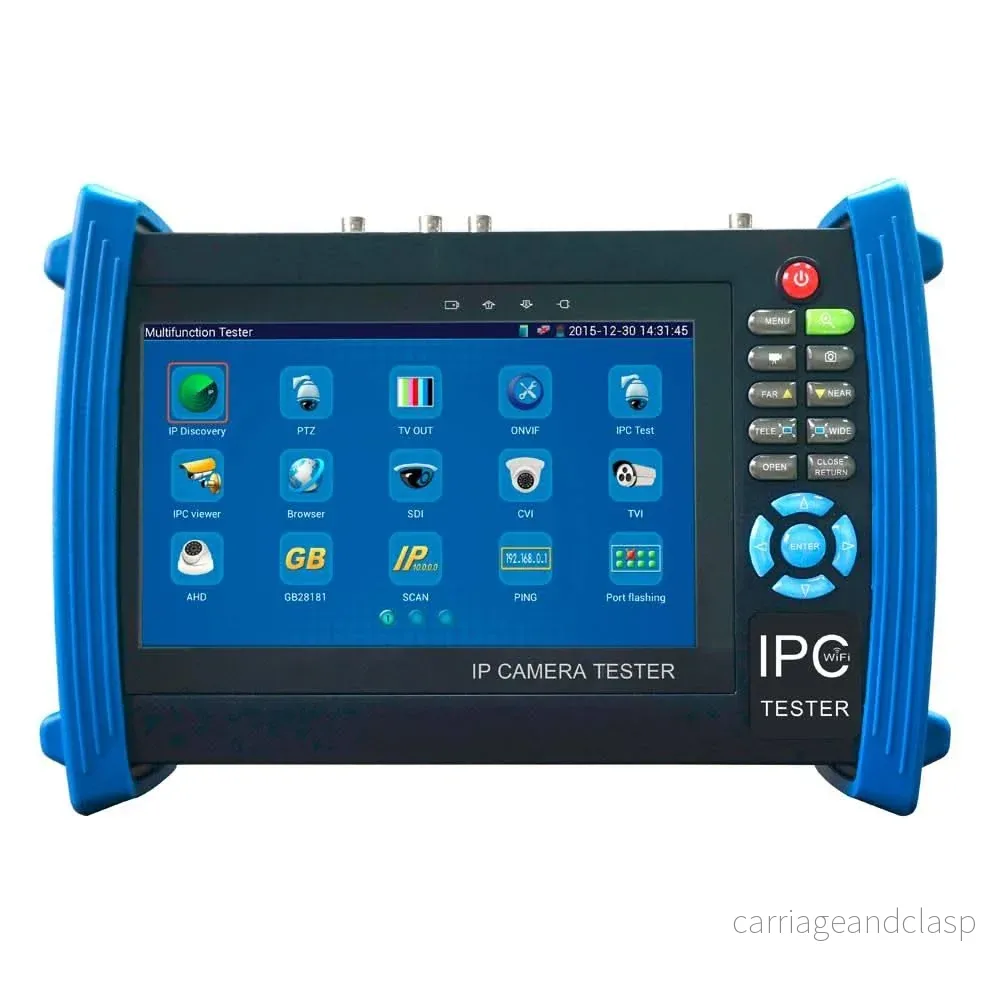 AlarmsystemExpert.co.uk CCTV/ IP-kameratestare för IP-, HD-TVI-, HD-CVI- och CVBS-kameror (upp till 8MP/4K-kapacitet)