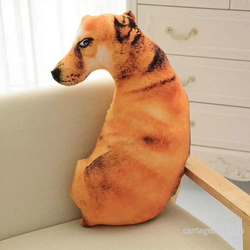 Realistiska Hund Mjuka Hund Plysch Kuddar | Veska - Bild 2