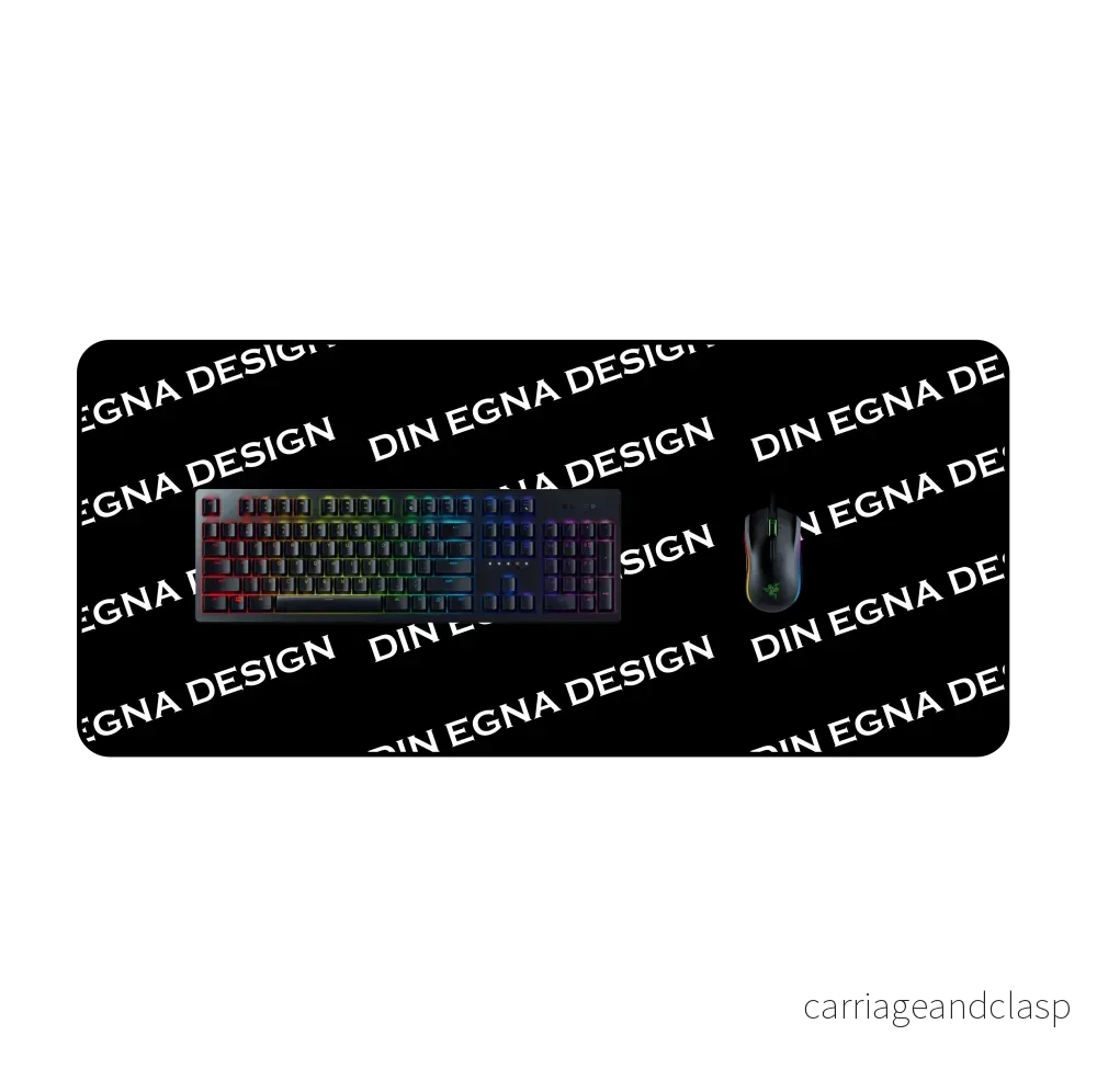 Designa egen XXL 90x40cm Gaming Musmatta