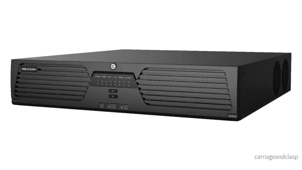Hikvision iDS-9664NXI-I8/X(B), DeepinMind nätverksvideobandspelare, 64 kanaler, 8x Sata