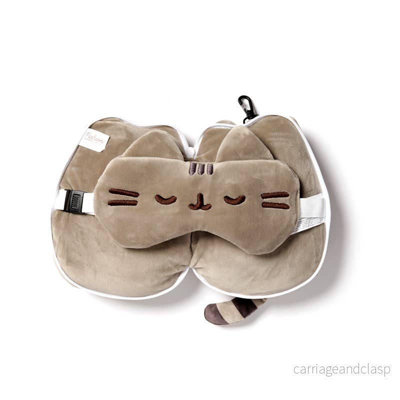 Pusheen nackkudde & ögonmask - Bild 2