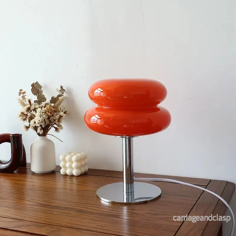 Bordslampa Retro Glas Skärm Belysningsdel | Veska - Bild 2