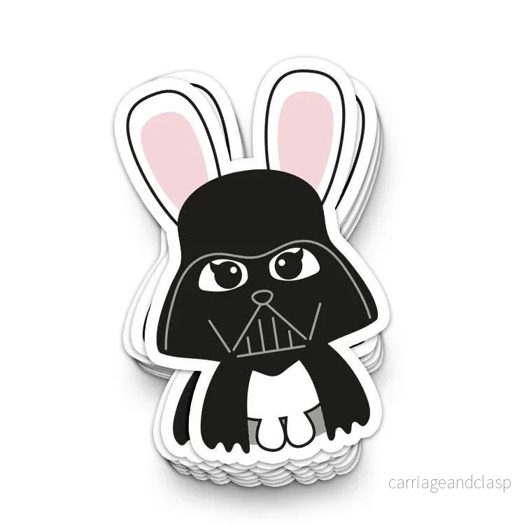 Star Wars Darth Bunny-klistermärke - Bild 2