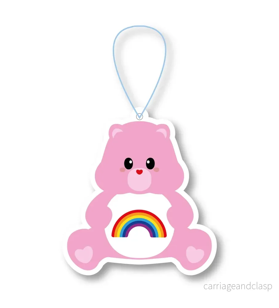 Care Bears Rosa Luftfräschare – Jordgubbsdoft för Bil & Hem Care Bears Rosa Luftfräschare – Jordgubbsdoft för Bil & Hem