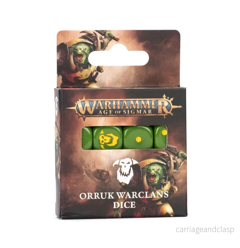 Warhammer: Age of Sigmar - Orruk Warclans - Tärningar