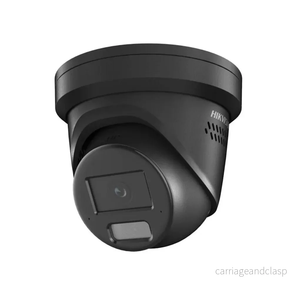 Hikvision DS-2CD2347G2H-LISU/SL ColorVu Hybrid 4MP Turret Svart Flash / Siren