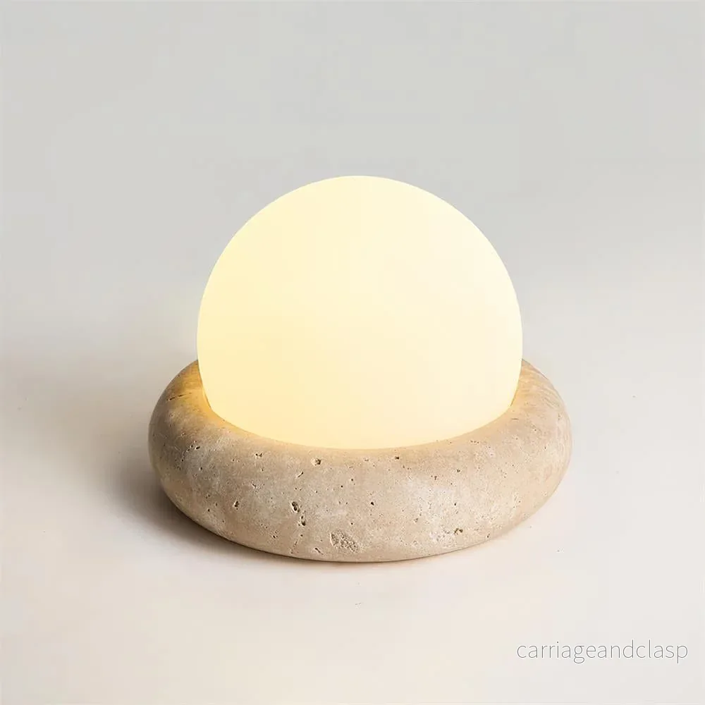 Veska | Travertine Bordslampa - Bild 2